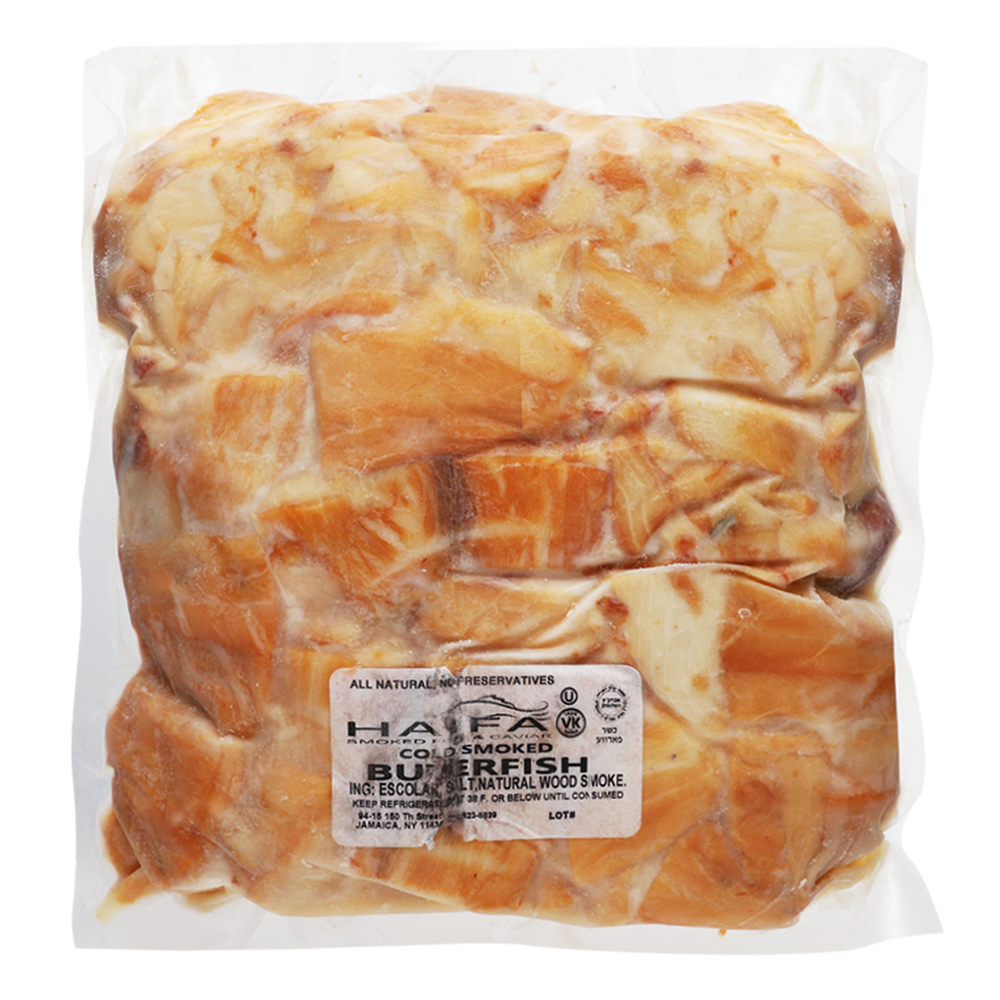 Cold Smoked Butterfish Bits – approx 5lb